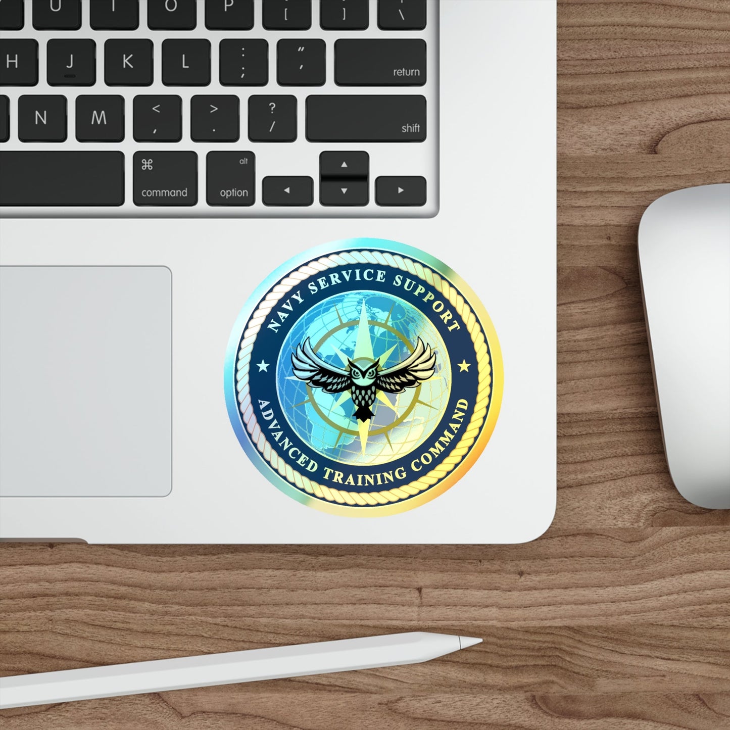 Navy Service Support Advanced Training Command San Diego (U.S. Navy) Holographic STICKER Die-Cut Vinyl Decal-The Sticker Space