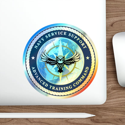 Navy Service Support Advanced Training Command San Diego (U.S. Navy) Holographic STICKER Die-Cut Vinyl Decal-The Sticker Space