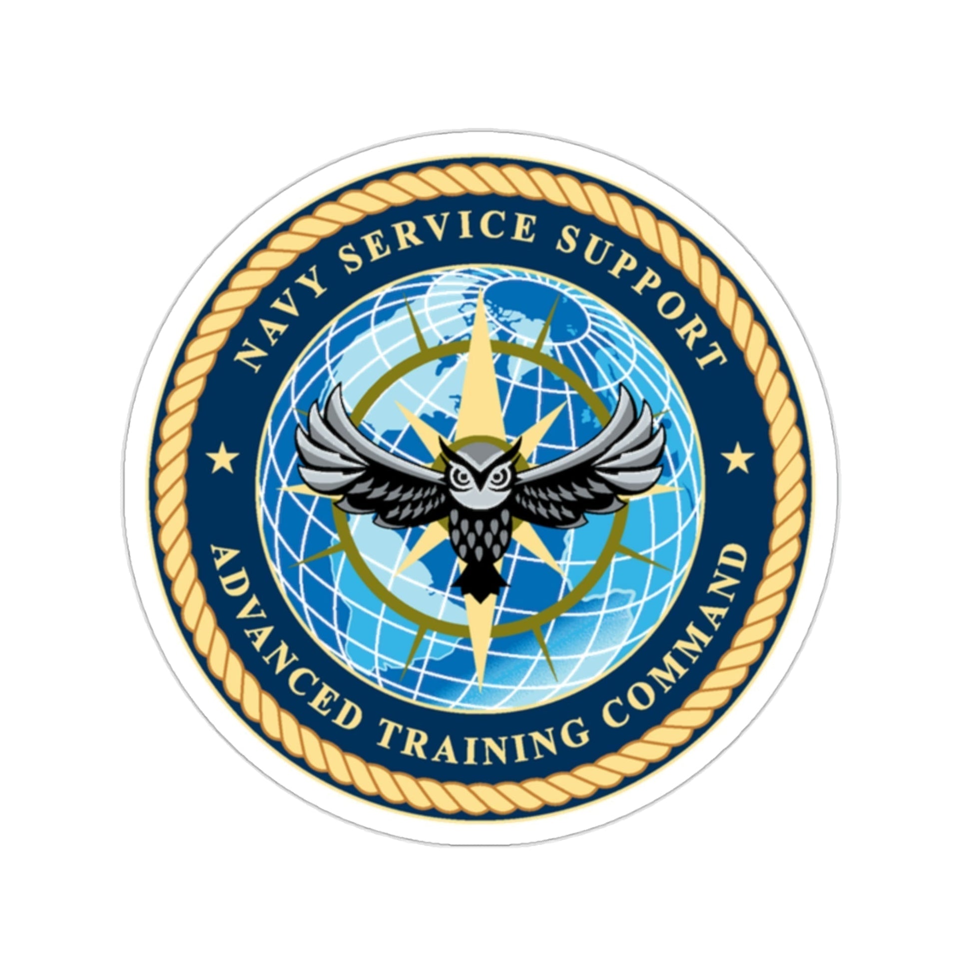 Navy Service Support Advanced Training Command San Diego (U.S. Navy) STICKER Vinyl Die-Cut Decal-2 Inch-The Sticker Space