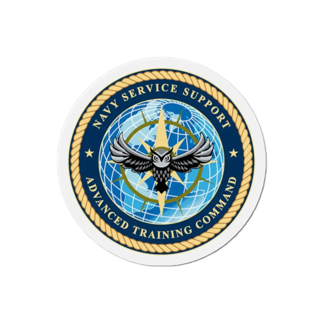 Navy Service Support Advanced Training Command San Diego (U.S. Navy) Refrigerator Magnet - The Sticker Space