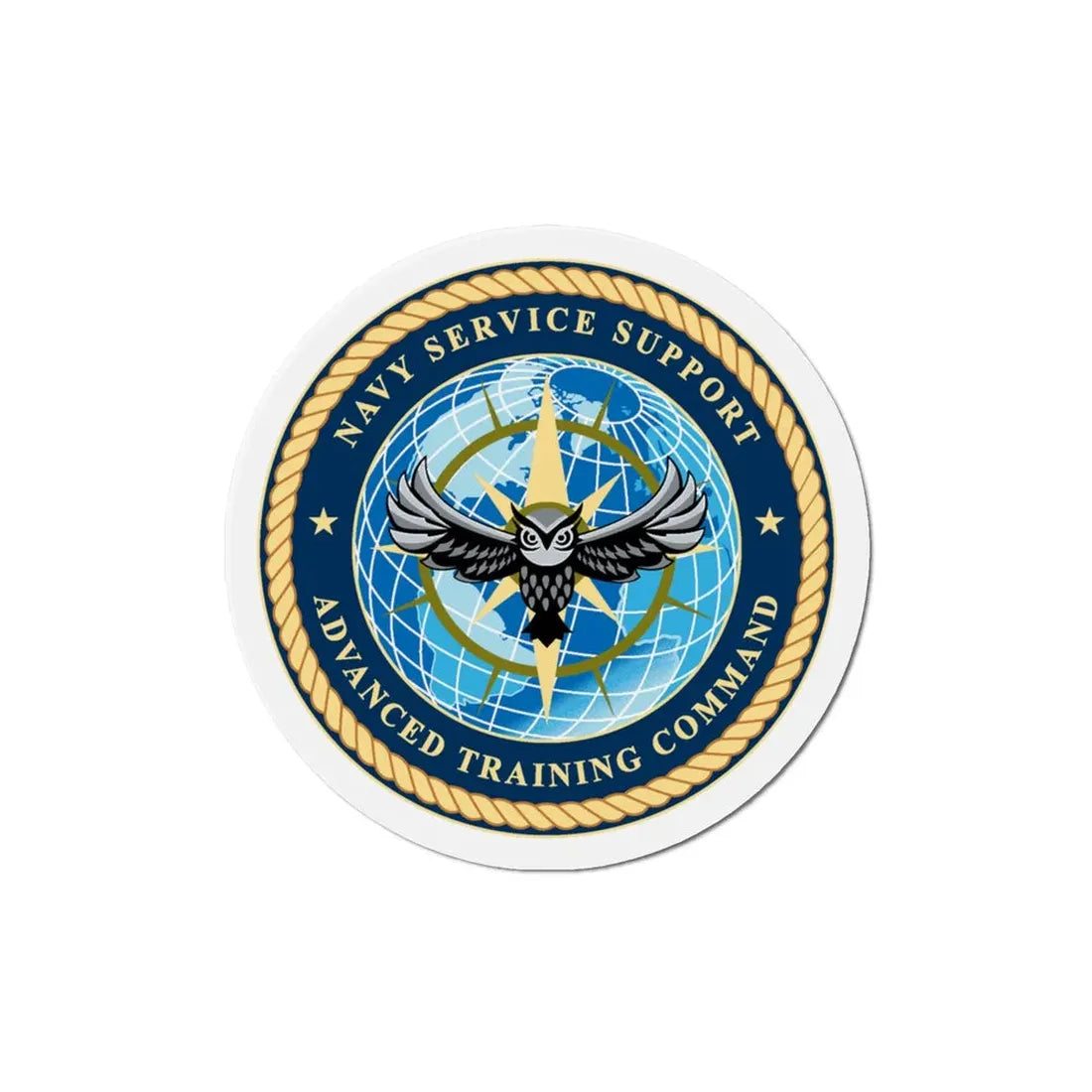 Navy Service Support Advanced Training Command San Diego (U.S. Navy) Refrigerator Magnet - The Sticker Space