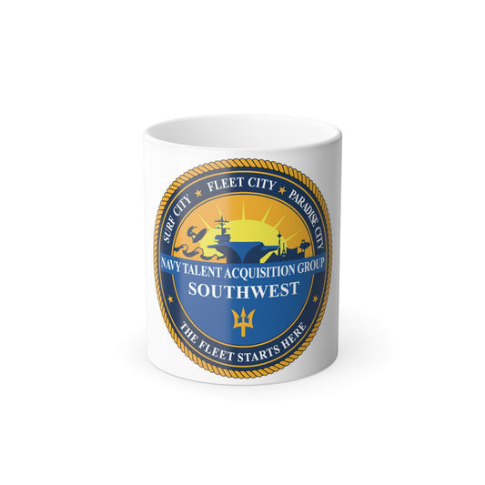 Navy Talent Acquisition Group SW (U.S. Navy) Color Changing Mug 11oz-11oz-The Sticker Space