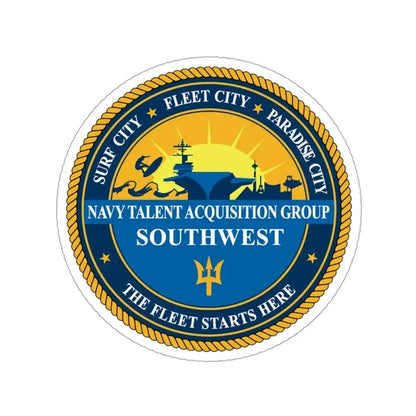 Navy Talent Acquisition Group SW (U.S. Navy) STICKER Vinyl Die-Cut Decal 3 Inch - The Sticker Space