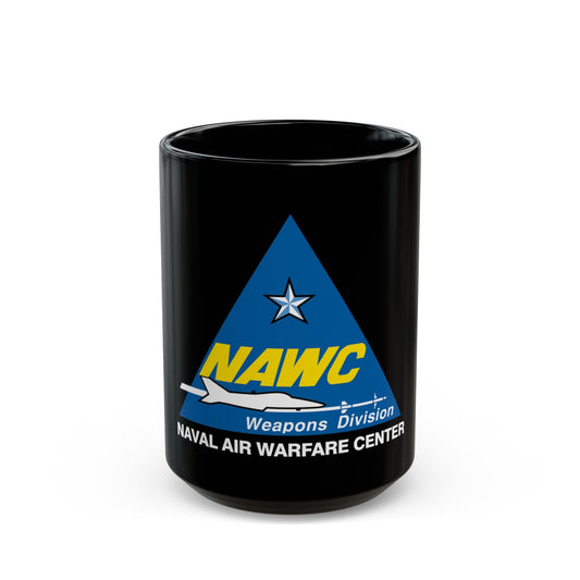NAWCWD Naval Air Warfare Center Weapons Division (U.S. Navy) Black Coffee Mug-15oz-The Sticker Space