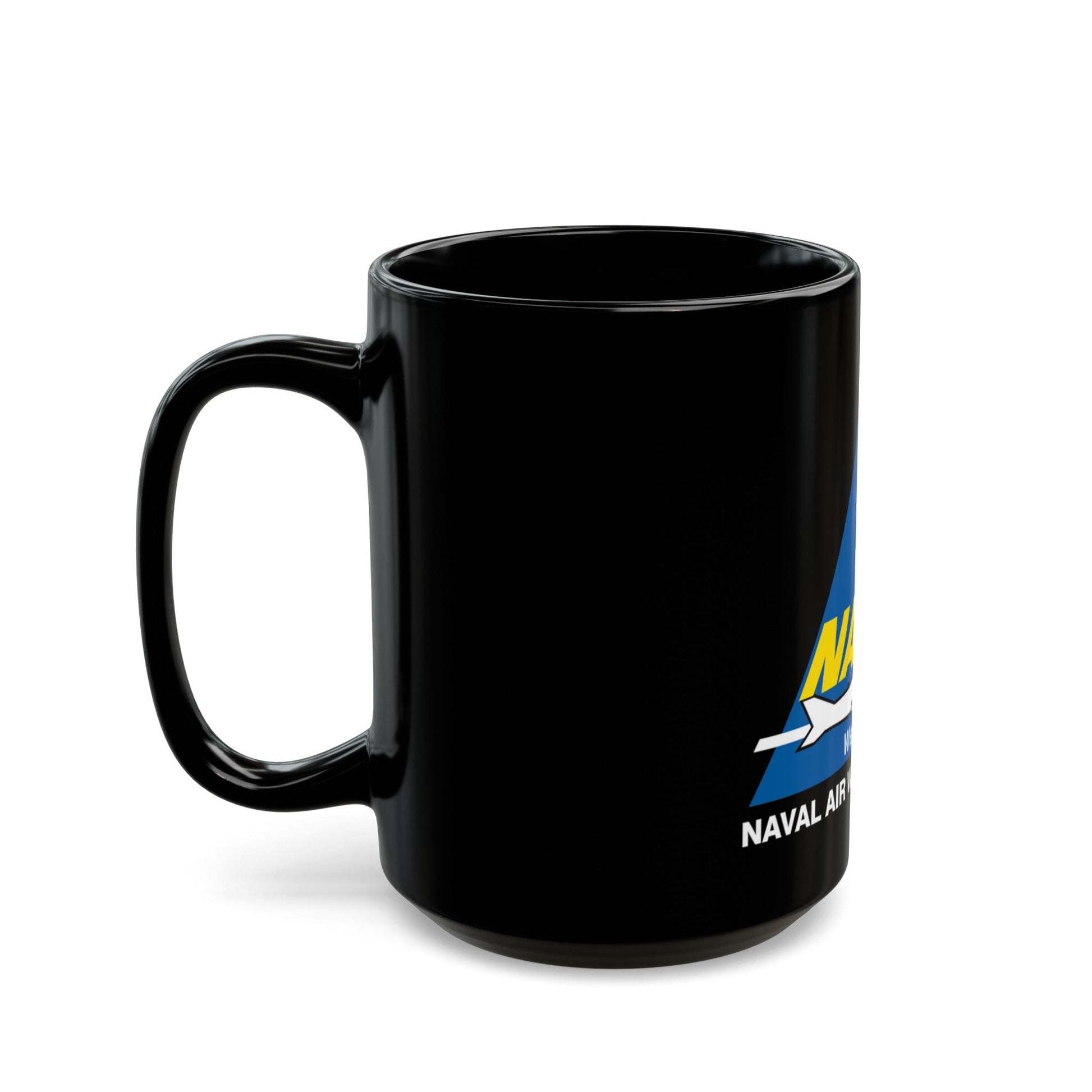 NAWCWD Naval Air Warfare Center Weapons Division (U.S. Navy) Black Coffee Mug-The Sticker Space