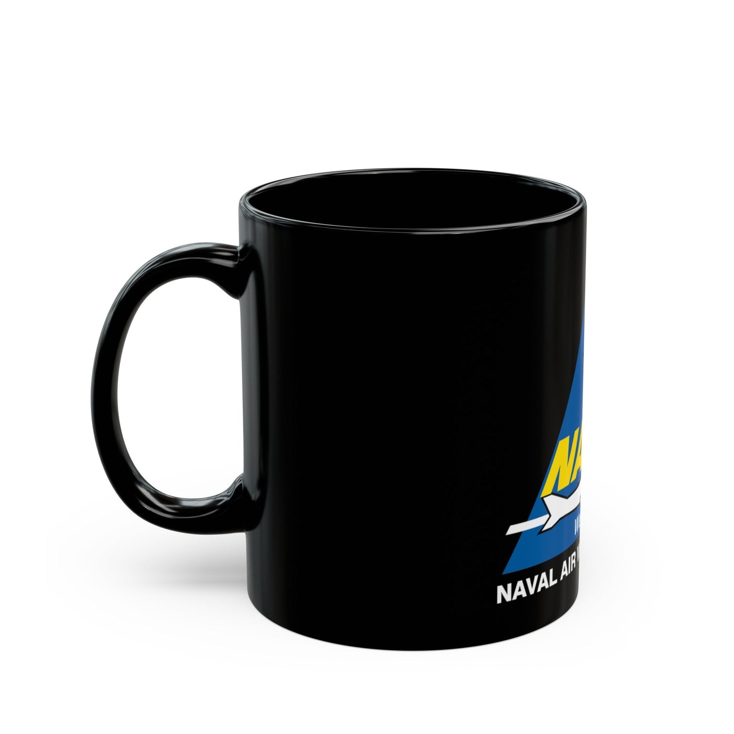 NAWCWD Naval Air Warfare Center Weapons Division (U.S. Navy) Black Coffee Mug-The Sticker Space