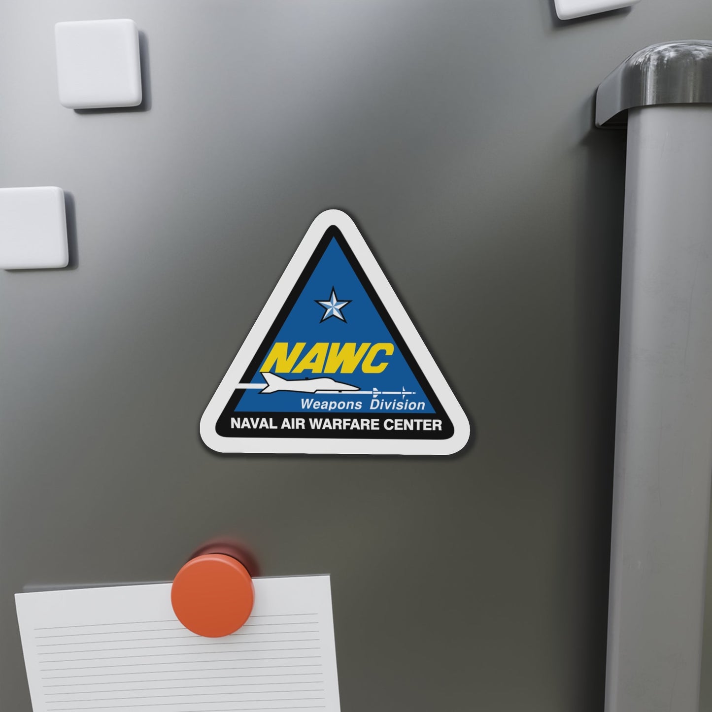 NAWCWD Naval Air Warfare Center Weapons Division (U.S. Navy) Die-Cut Magnet-The Sticker Space