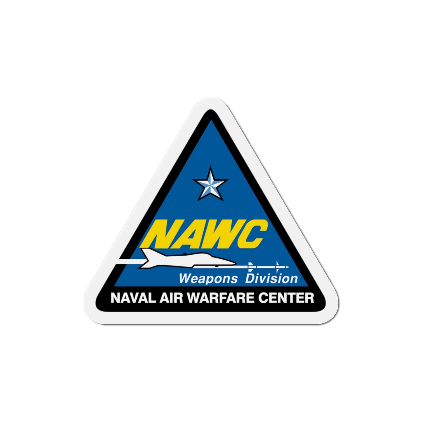 NAWCWD Naval Air Warfare Center Weapons Division (U.S. Navy) Die-Cut Magnet-4" x 4"-The Sticker Space