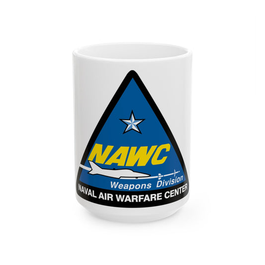 NAWCWD Naval Air Warfare Center Weapons Division (U.S. Navy) White Coffee Mug-15oz-The Sticker Space