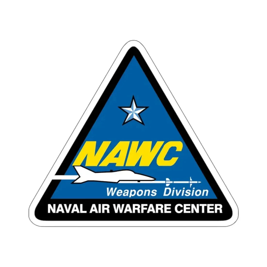 NAWCWD Naval Air Warfare Center Weapons Division (U.S. Navy) STICKER Vinyl Kiss-Cut Decal 6 Inch White - The Sticker Space