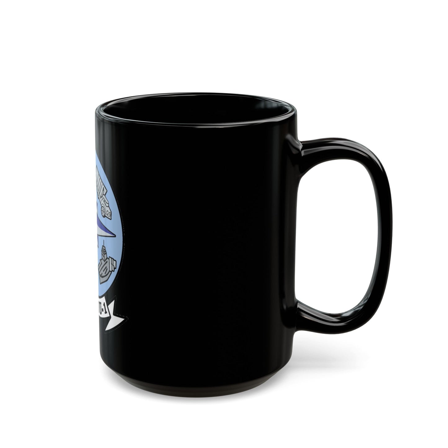 NAWMU 1 (U.S. Navy) Black Coffee Mug-The Sticker Space