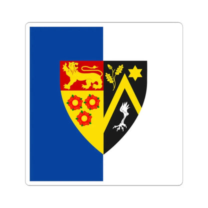Nazareth B vlag (Belgium) STICKER Vinyl Kiss-Cut Decal 2 Inch White - The Sticker Space