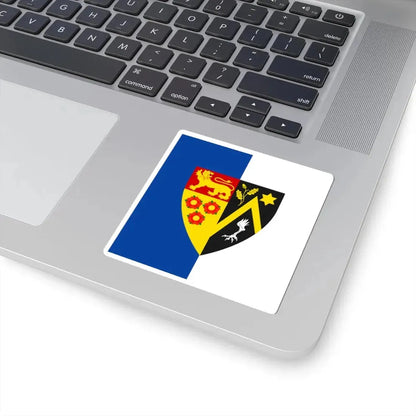 Nazareth B vlag (Belgium) STICKER Vinyl Kiss-Cut Decal - The Sticker Space