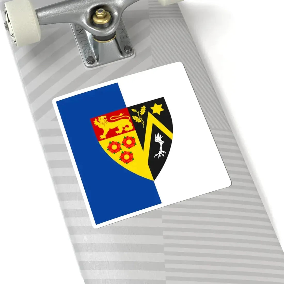 Nazareth B vlag (Belgium) STICKER Vinyl Kiss-Cut Decal - The Sticker Space