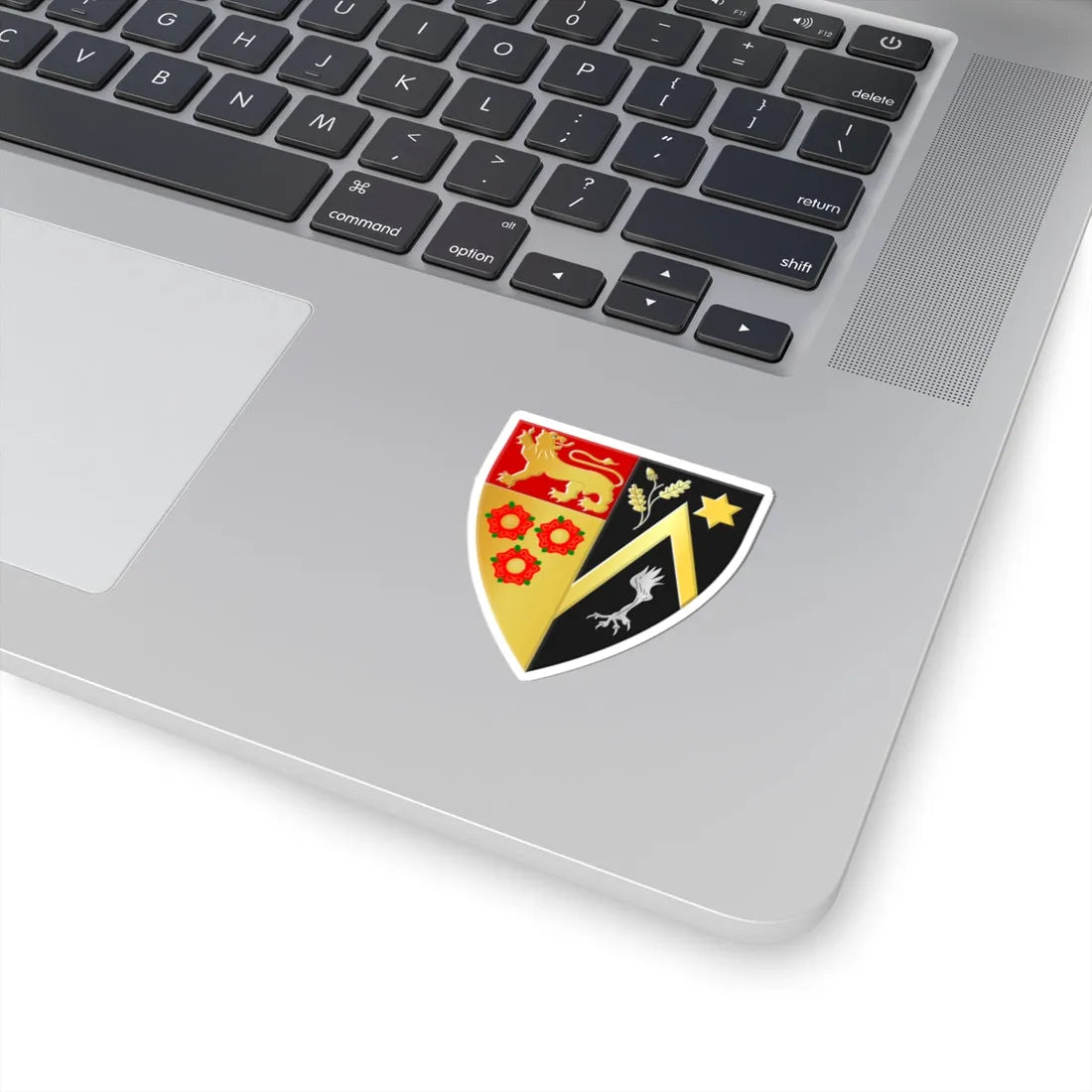 Nazareth wapen (Belgium) (Coat of Arms) STICKER Vinyl Kiss-Cut Decal - The Sticker Space