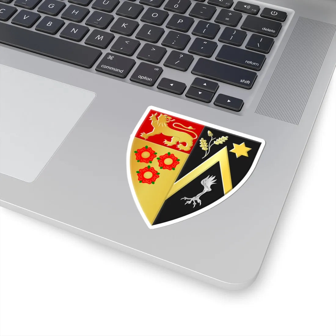 Nazareth wapen (Belgium) (Coat of Arms) STICKER Vinyl Kiss-Cut Decal - The Sticker Space