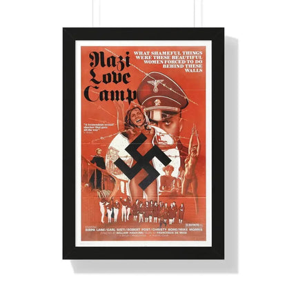 NAZI LOVE CAMP 27 1977 - Framed Movie Poster 16″ x 24″ Black - The Sticker Space