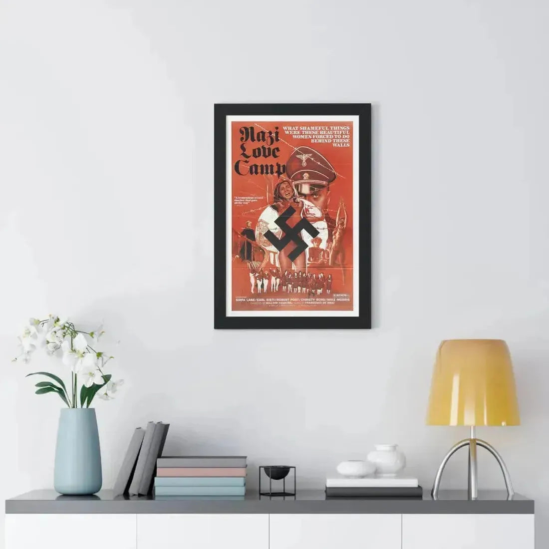 NAZI LOVE CAMP 27 1977 - Framed Movie Poster - The Sticker Space