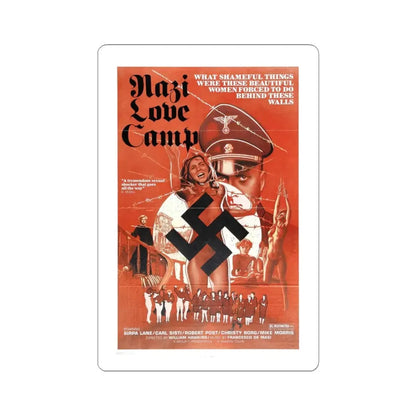 NAZI LOVE CAMP 27 1977 Movie Poster - STICKER Vinyl Kiss-Cut Decal 3 Inch White - The Sticker Space