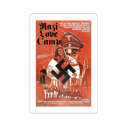 NAZI LOVE CAMP 27 1977 Movie Poster - STICKER Vinyl Kiss-Cut Decal 6 Inch White - The Sticker Space