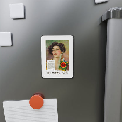 Nazimova, Lucky Strike ad on the back cover of Motion Picture, June 1928 (Magazine Illustration) Refrigerator Magnet-The Sticker Space