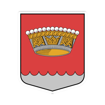 Nīcas pagasta ģerbonis (Latvia) (Coat of Arms) STICKER Vinyl Kiss-Cut Decal 2 Inch White - The Sticker Space