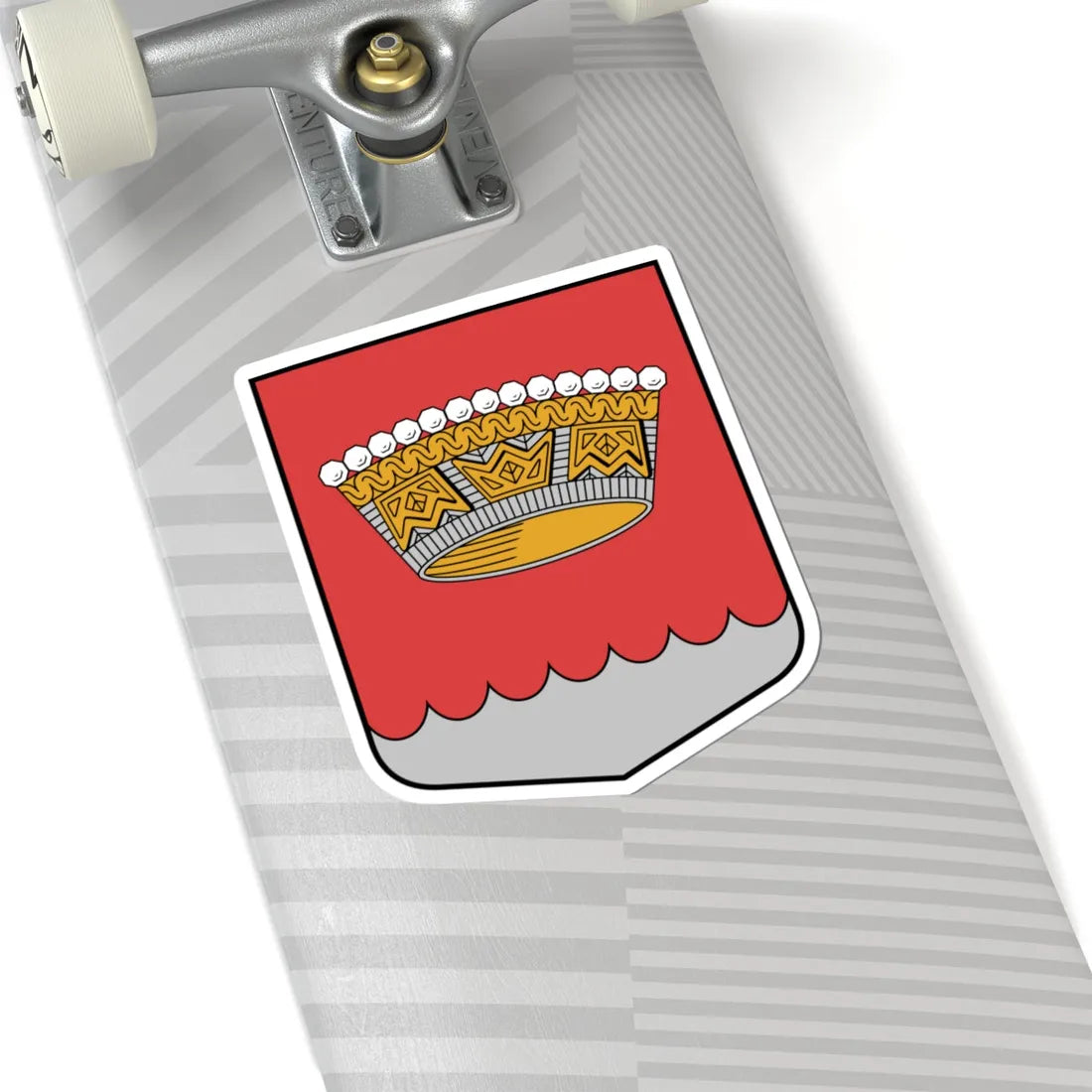 Nīcas pagasta ģerbonis (Latvia) (Coat of Arms) STICKER Vinyl Kiss-Cut Decal - The Sticker Space