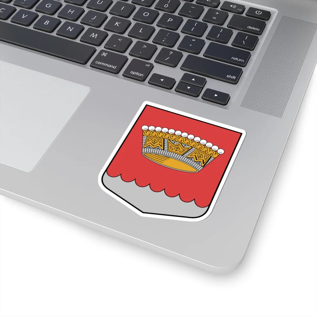 Nīcas pagasta ģerbonis (Latvia) (Coat of Arms) STICKER Vinyl Kiss-Cut Decal - The Sticker Space