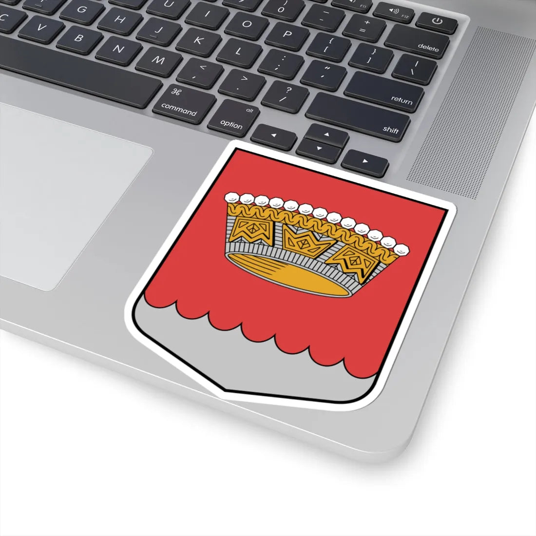 Nīcas pagasta ģerbonis (Latvia) (Coat of Arms) STICKER Vinyl Kiss-Cut Decal - The Sticker Space