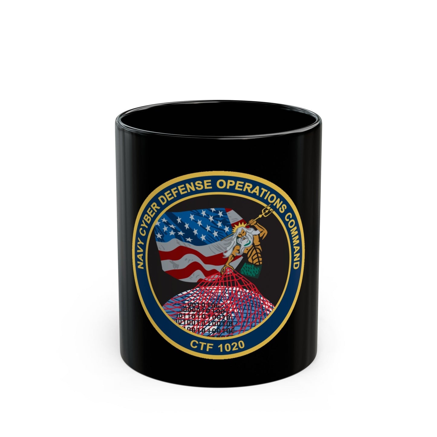 NCDOC CPOA CTF 1020 (U.S. Navy) Black Coffee Mug-11oz-The Sticker Space