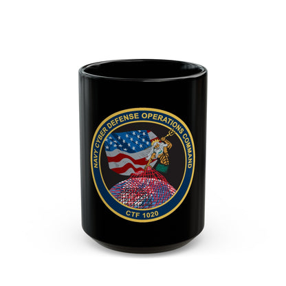 NCDOC CPOA CTF 1020 (U.S. Navy) Black Coffee Mug-15oz-The Sticker Space