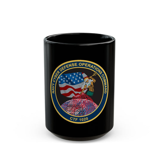 NCDOC CPOA CTF 1020 (U.S. Navy) Black Coffee Mug-15oz-The Sticker Space