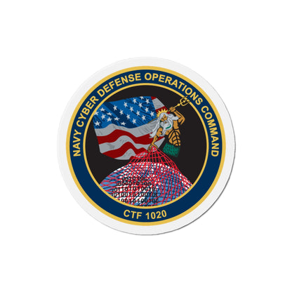 NCDOC CPOA CTF 1020 (U.S. Navy) Die-Cut Magnet-3" x 3"-The Sticker Space