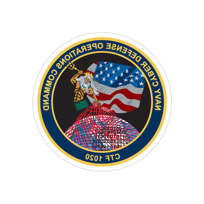 NCDOC CPOA CTF 1020 (U.S. Navy) REVERSE PRINT Transparent STICKER