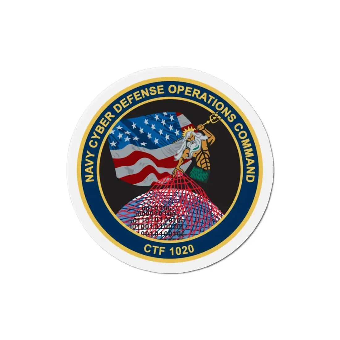 NCDOC CPOA CTF 1020 (U.S. Navy) Refrigerator Magnet 3 Inch - The Sticker Space