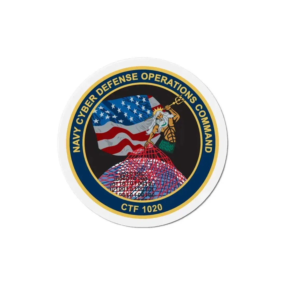 NCDOC CPOA CTF 1020 (U.S. Navy) Refrigerator Magnet 4 Inch - The Sticker Space