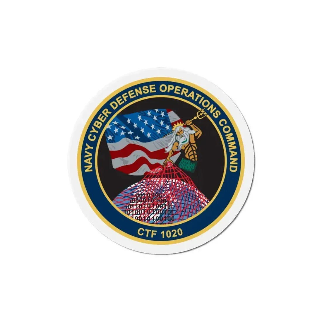 NCDOC CPOA CTF 1020 (U.S. Navy) Refrigerator Magnet 6 Inch - The Sticker Space