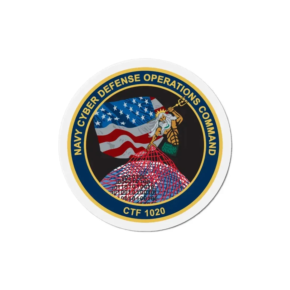NCDOC CPOA CTF 1020 (U.S. Navy) Refrigerator Magnet - The Sticker Space