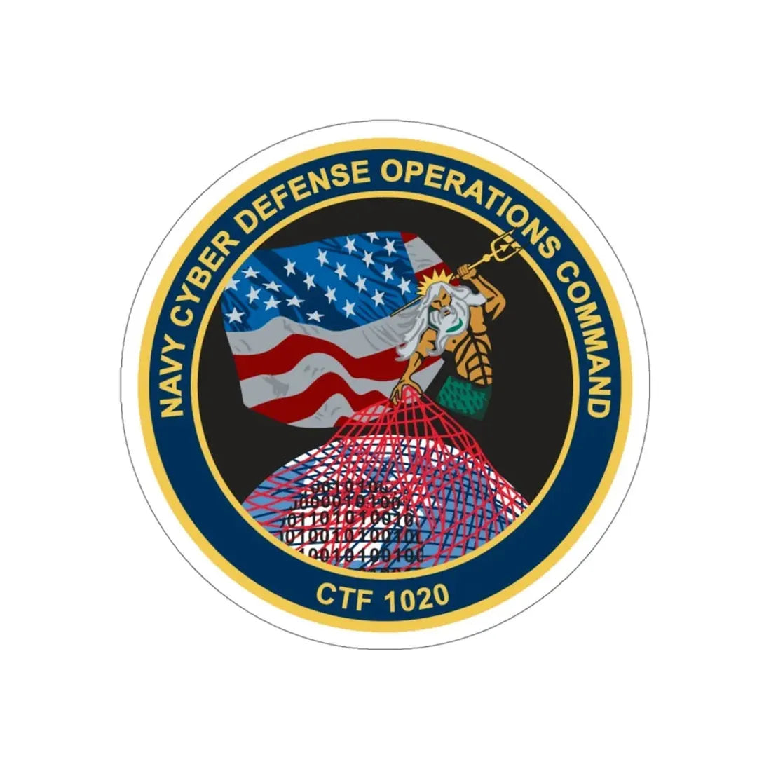 NCDOC CPOA CTF 1020 (U.S. Navy) STICKER Vinyl Die-Cut Decal - The Sticker Space