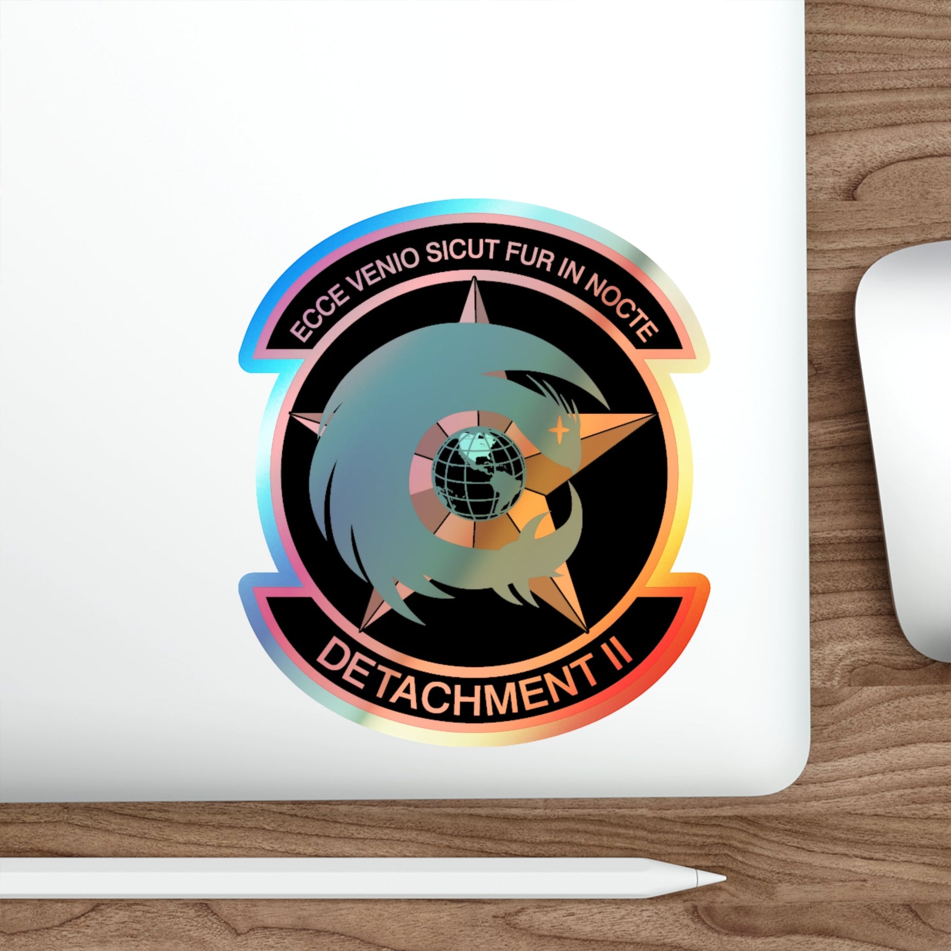 NCOIC Detachment 2 (U.S. Air Force) Holographic STICKER Die-Cut Vinyl Decal-The Sticker Space