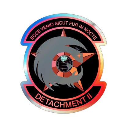 NCOIC Detachment 2 (U.S. Air Force) Holographic STICKER Die-Cut Vinyl Decal-3 Inch-The Sticker Space