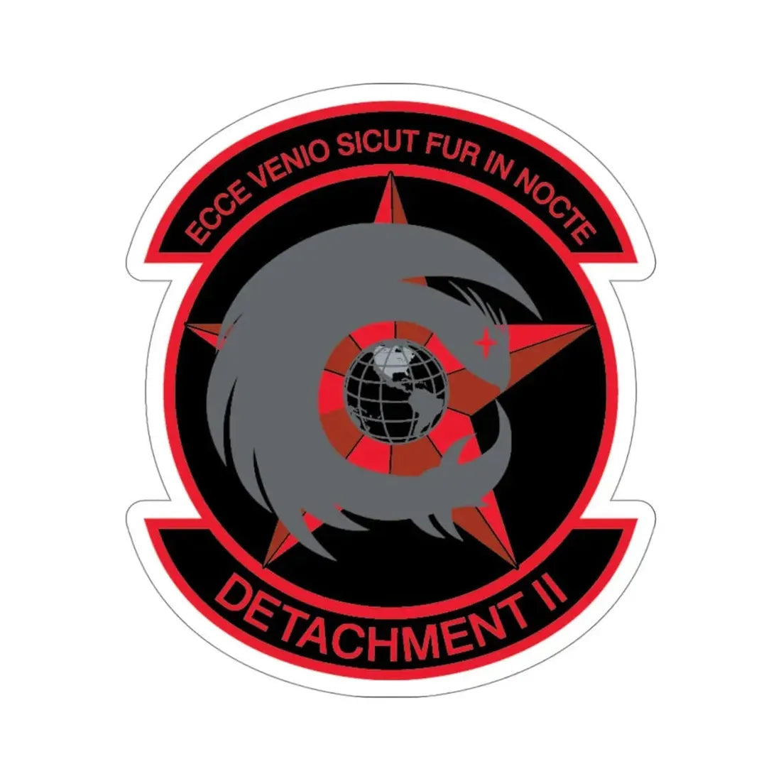 NCOIC Detachment 2 (U.S. Air Force) STICKER Vinyl Die-Cut Decal 4 Inch - The Sticker Space