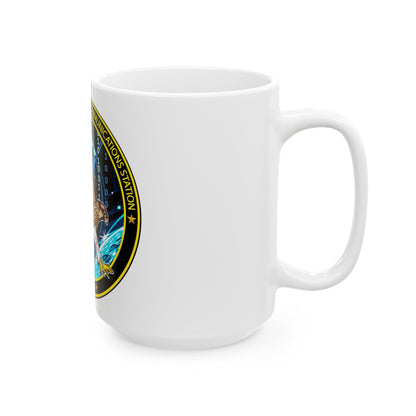 NCTS Bahrain (U.S. Navy) White Coffee Mug-The Sticker Space