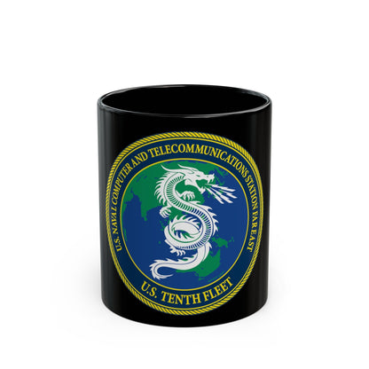 NCTS Far East (U.S. Navy) Black Coffee Mug-11oz-The Sticker Space