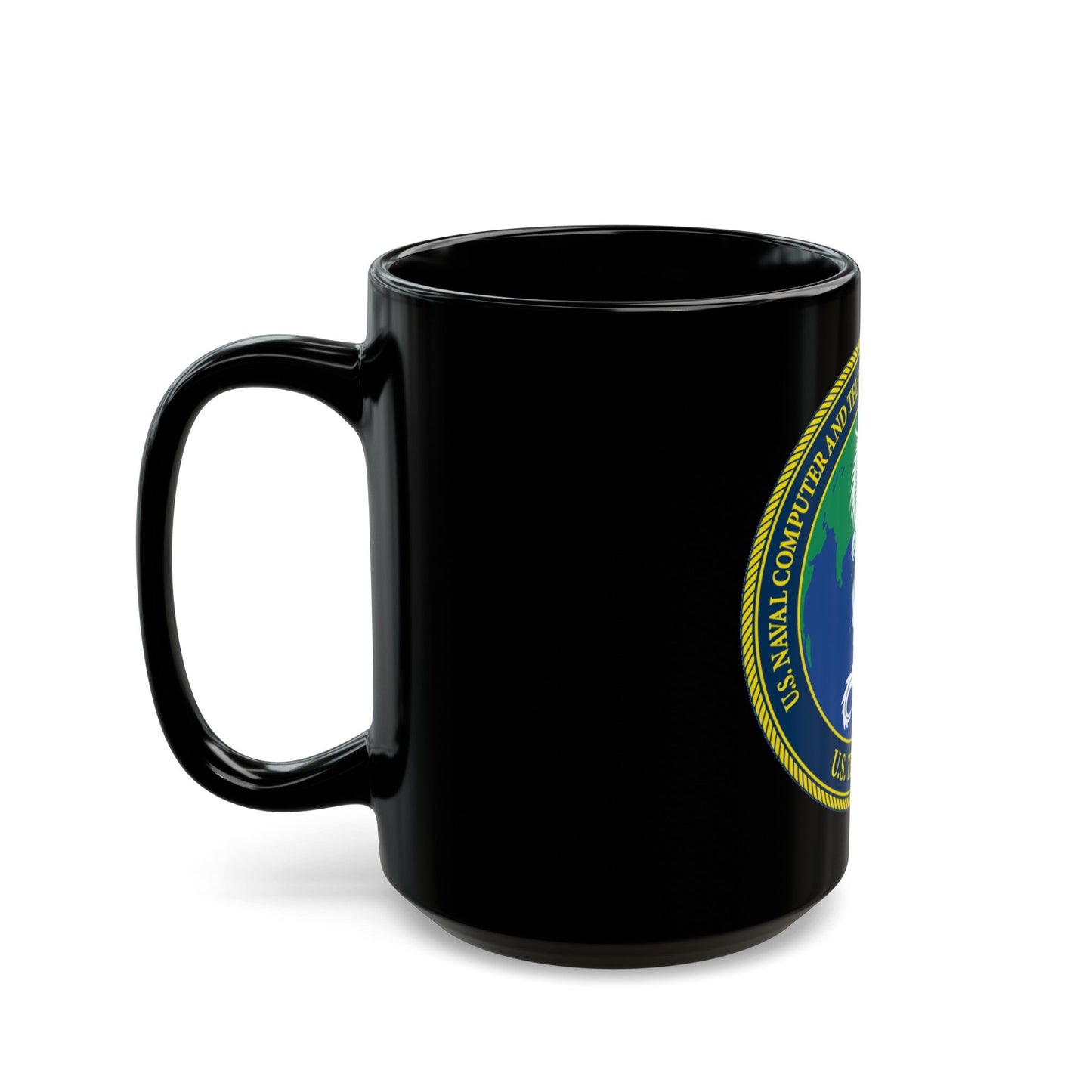 NCTS Far East (U.S. Navy) Black Coffee Mug-The Sticker Space