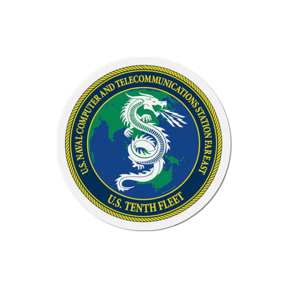 NCTS Far East (U.S. Navy) Die-Cut Magnet-4" x 4"-The Sticker Space