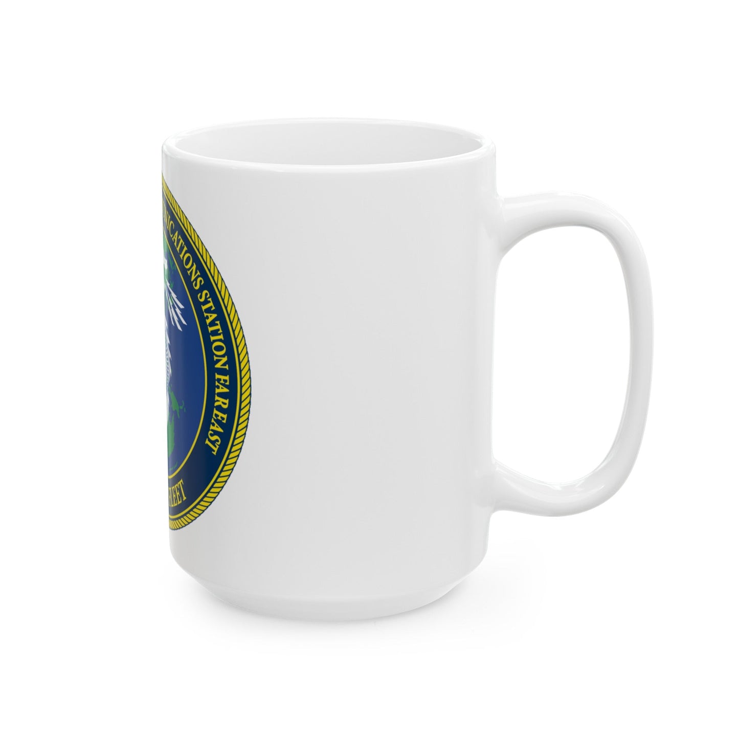 NCTS Far East (U.S. Navy) White Coffee Mug-The Sticker Space