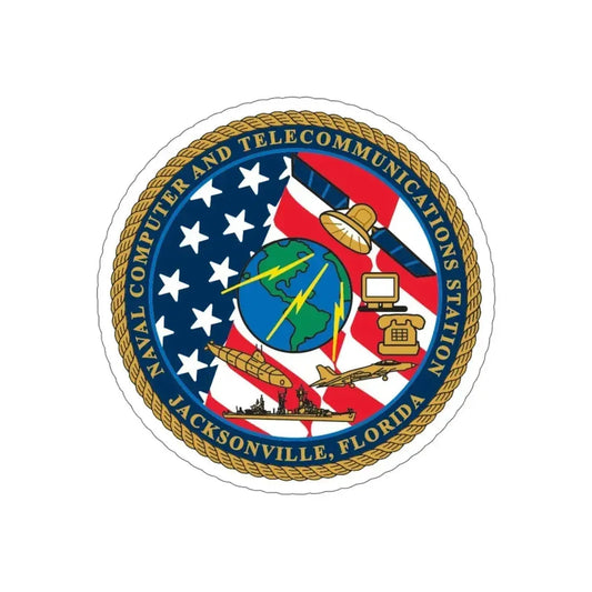 NCTS Jacksonville (U.S. Navy) STICKER Vinyl Die-Cut Decal 6 Inch - The Sticker Space