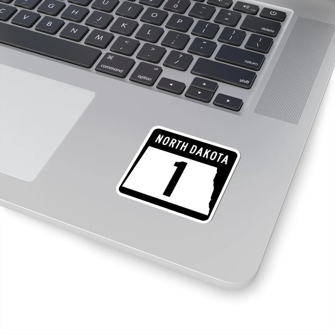 ND-1 2015 (North Dakota) (Road Sign) STICKER Vinyl Kiss-Cut Decal - The Sticker Space