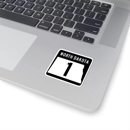 ND-1 2015 (North Dakota) (Road Sign) STICKER Vinyl Kiss-Cut Decal - The Sticker Space